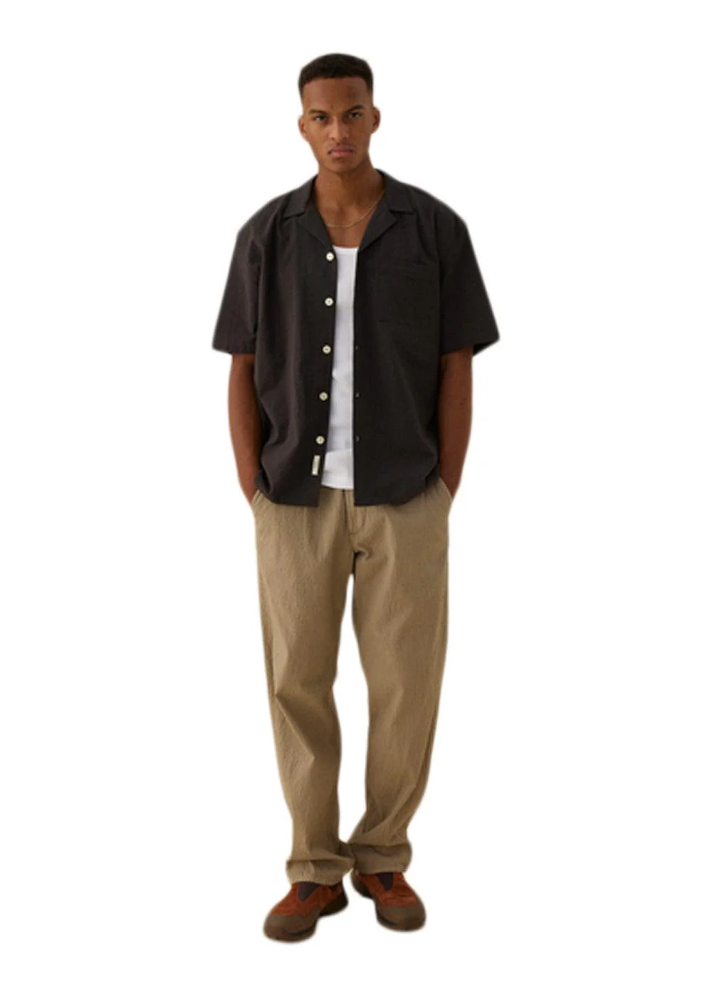 HUSH SS SHIRT - Washed Black - Image 3