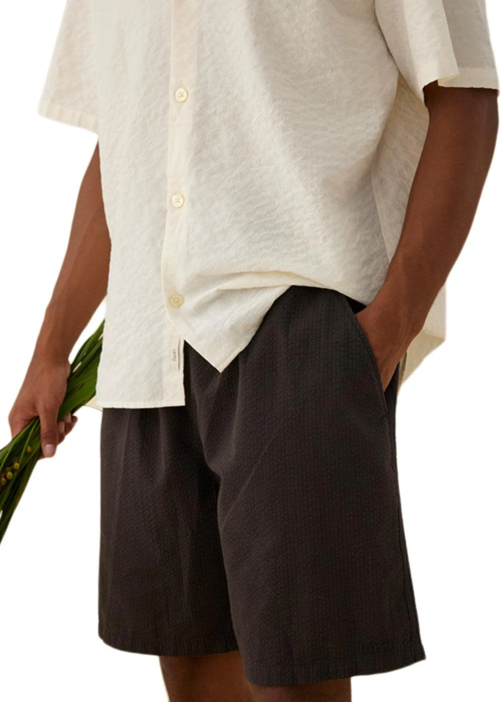 HUSH SHORTS - Washed Black - Image 3