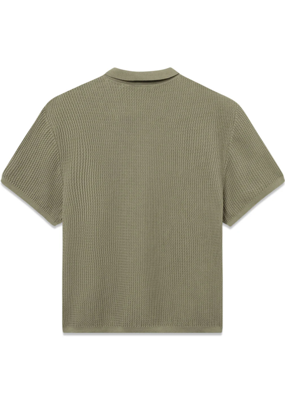 MOMENT HALF ZIP KNIT - Dusty Olive - Image 2