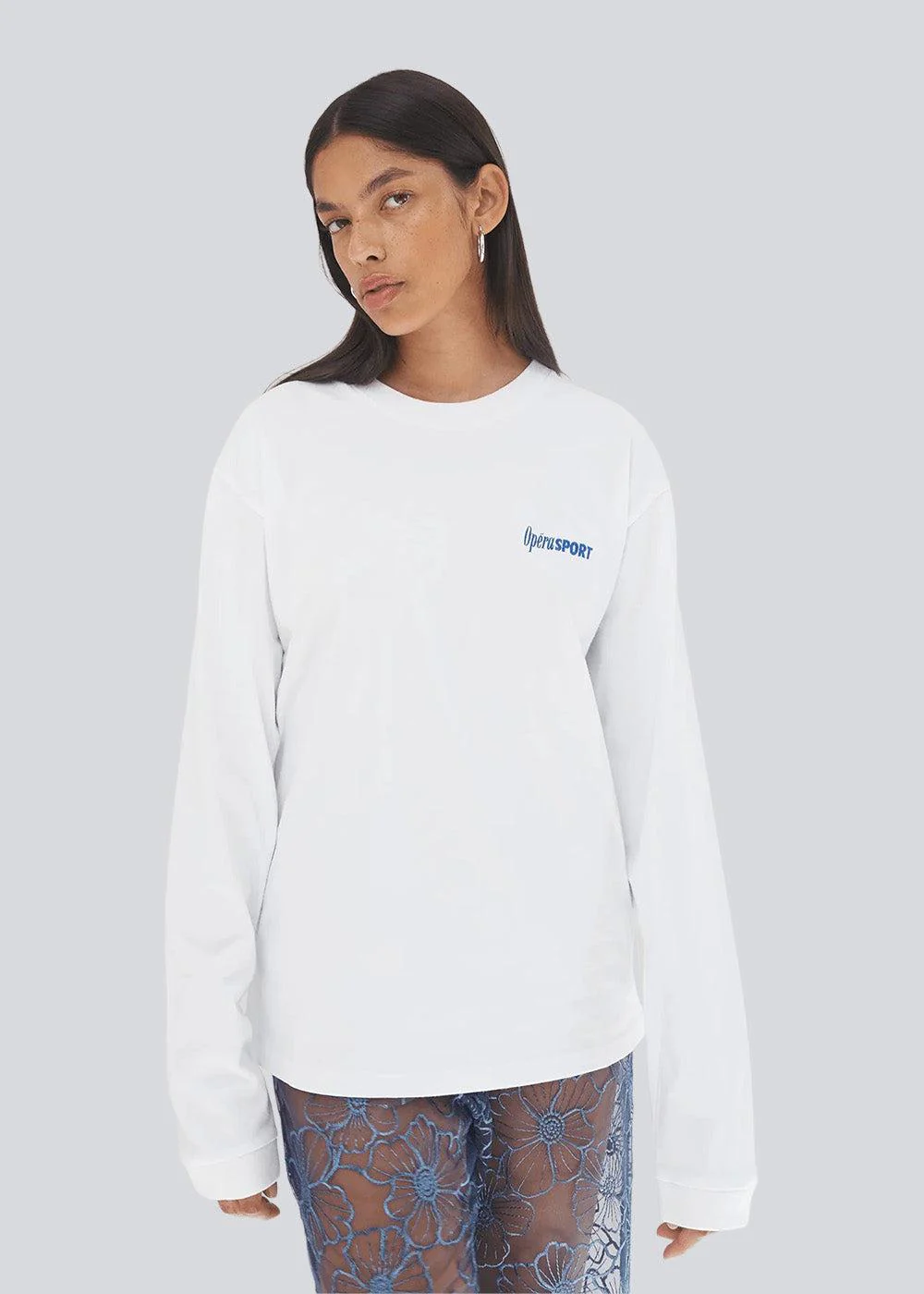 CLAUDETTE LS T-SHIRT - White - Image 2