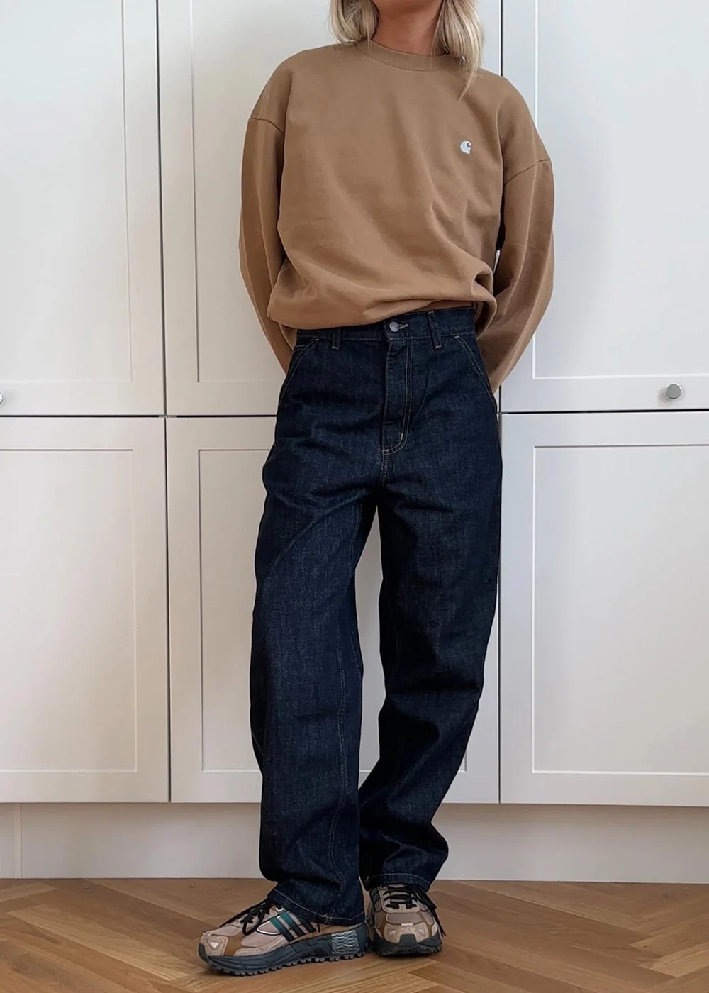 W Casey Sweatshirt - Peanut / Silver - Image 3