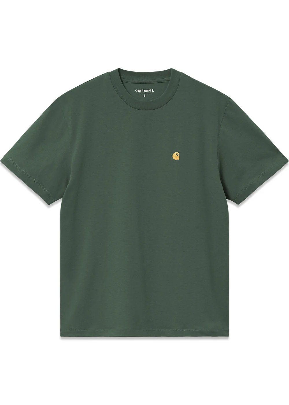 W S/S Chase T-Shirt - Sycamore Tree / Gold