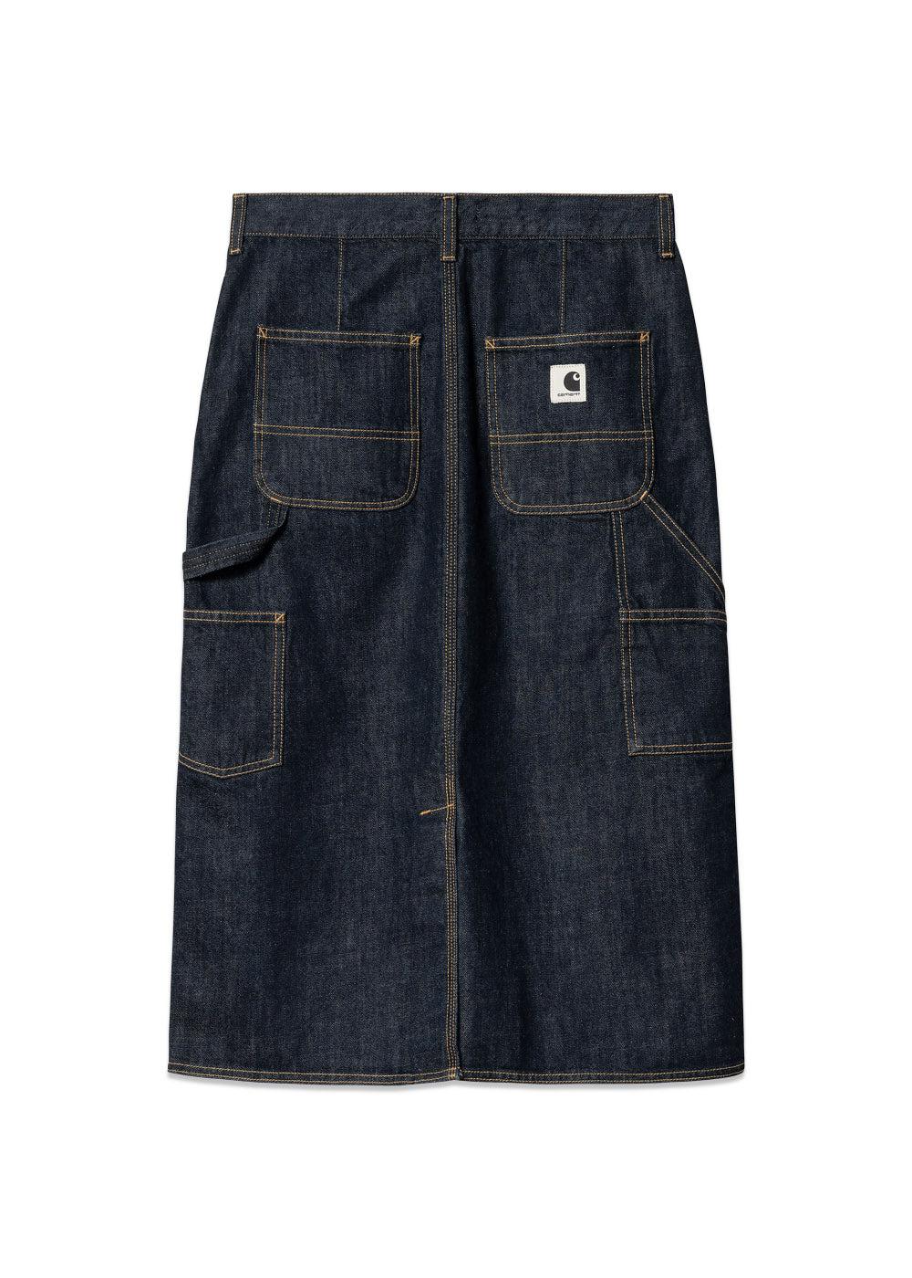 W Single Knee Skirt - Blue Rinsed - Image 2