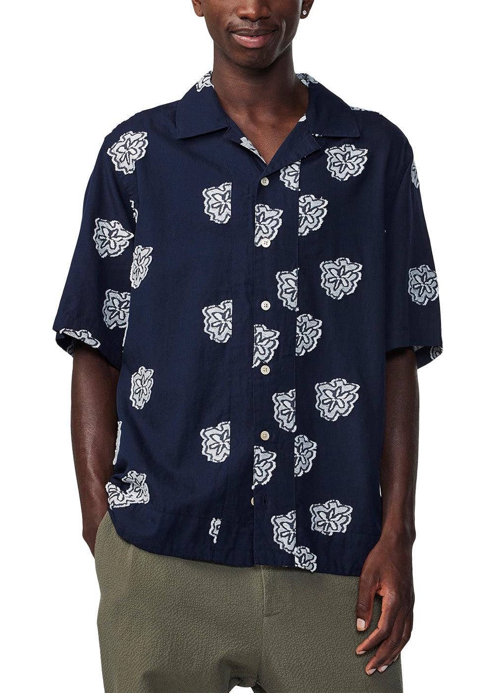 Leo SS shirt 5736 - Navy - Image 2