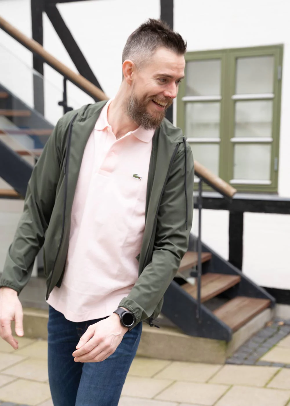 PETIT PIQUÉ COTTON POLO SHIRT - Flamingo - Image 2