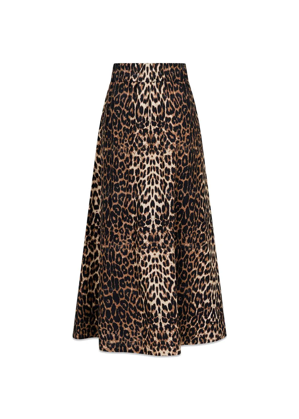 Yara Leo Long Skirt - Leopard - Image 2
