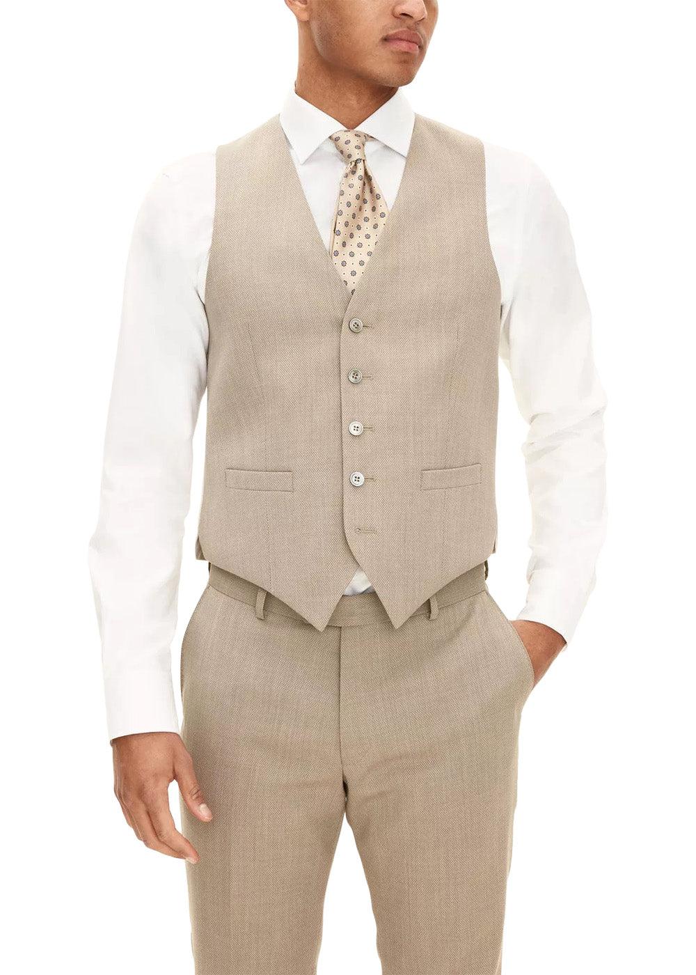 Carlo Waistcoat - Nubuck Beige - Image 2