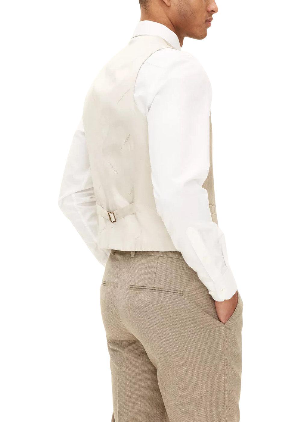 Carlo Waistcoat - Nubuck Beige - Image 3