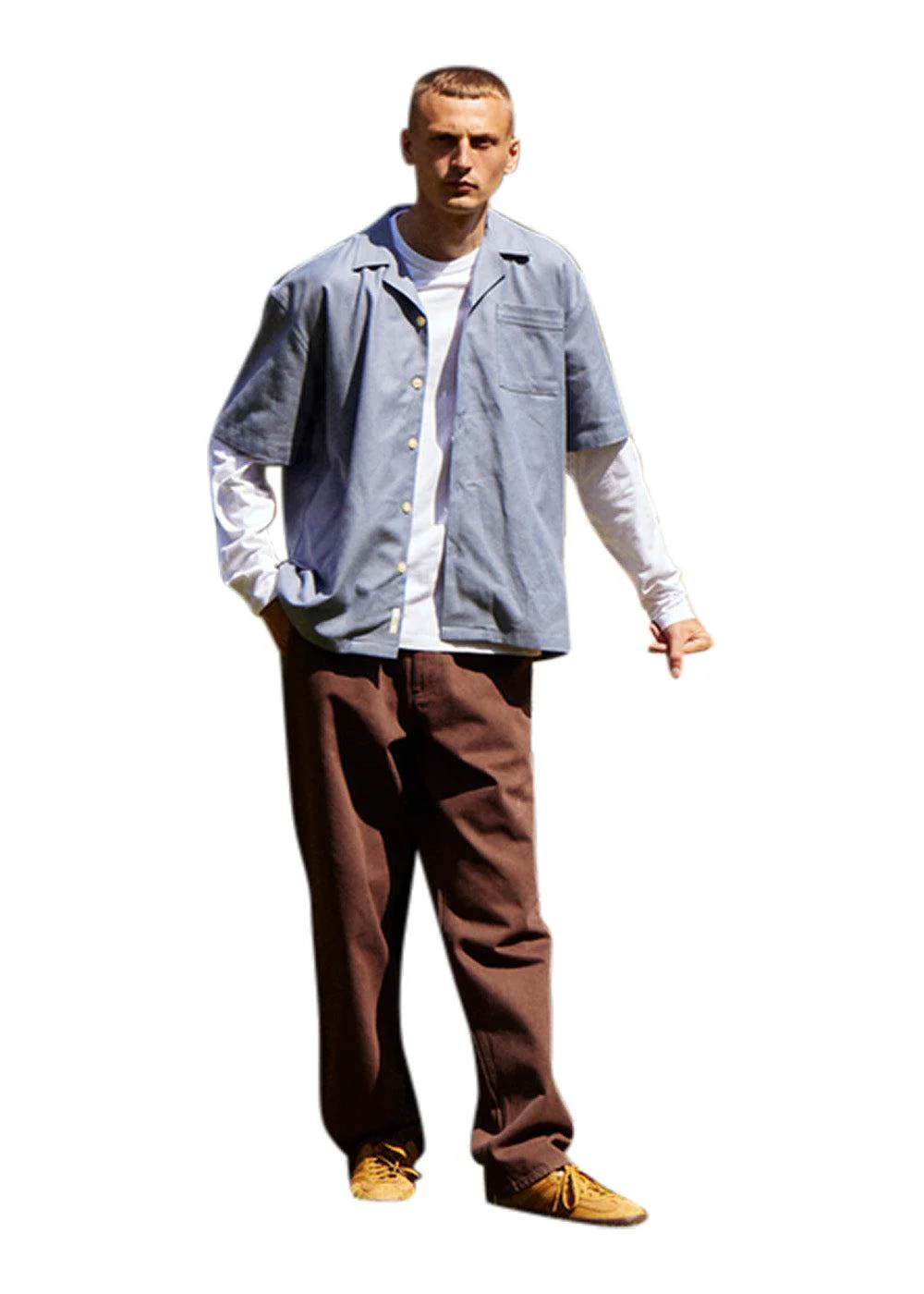 CLAY PANTS - Deep Brown Twill - Image 3