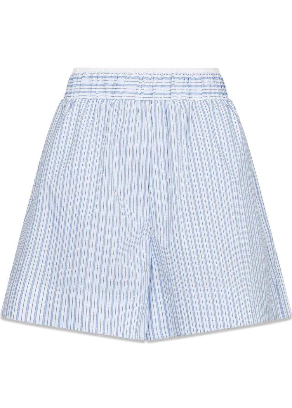 Shady Stripe Shorts - Light Blue