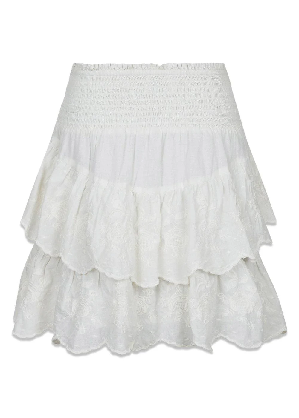 Line Emb Skirt - Off White - Image 2