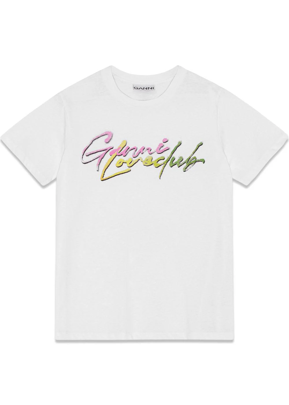 Basic Jersey Multi Love Relaxed T-shirt - Bright White