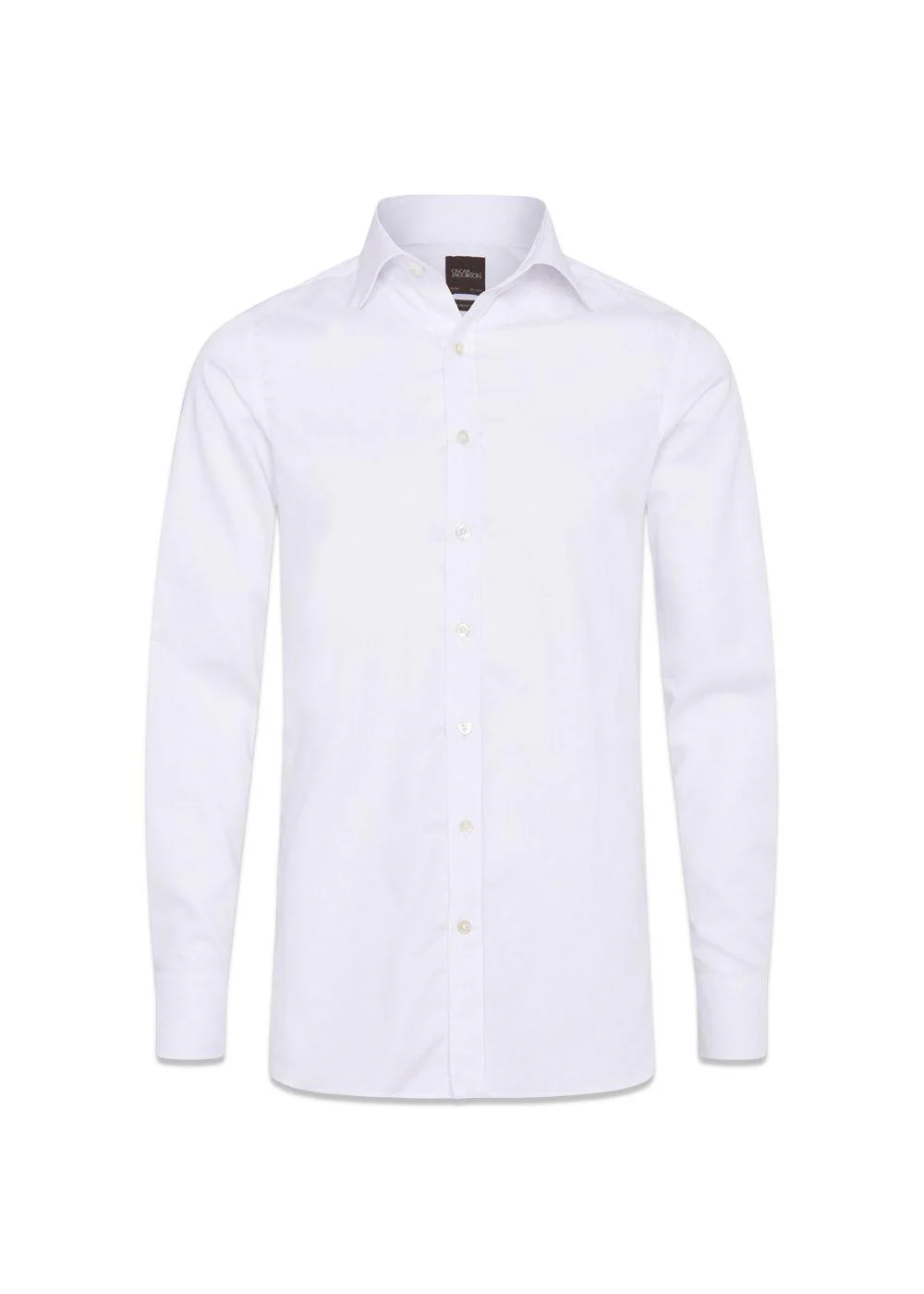 Slim Fit Cut Away Non Iron Twill - Optical White