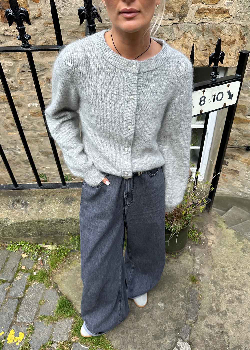 LenniMD cardigan - Grey Melange - Image 4