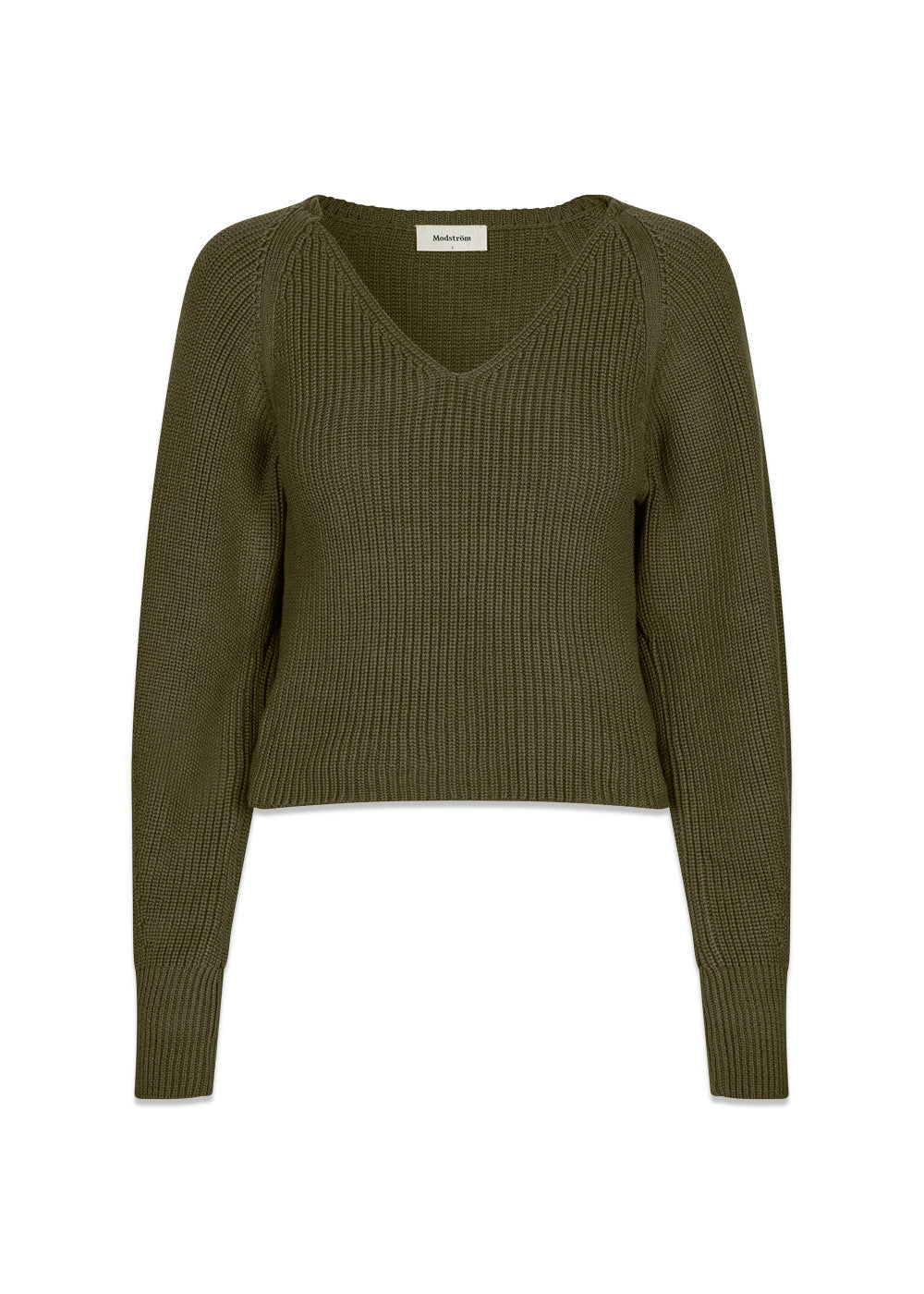 GalenMD short v-neck - Dark Olive