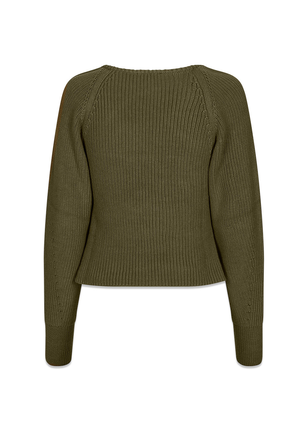 GalenMD short v-neck - Dark Olive - Image 3