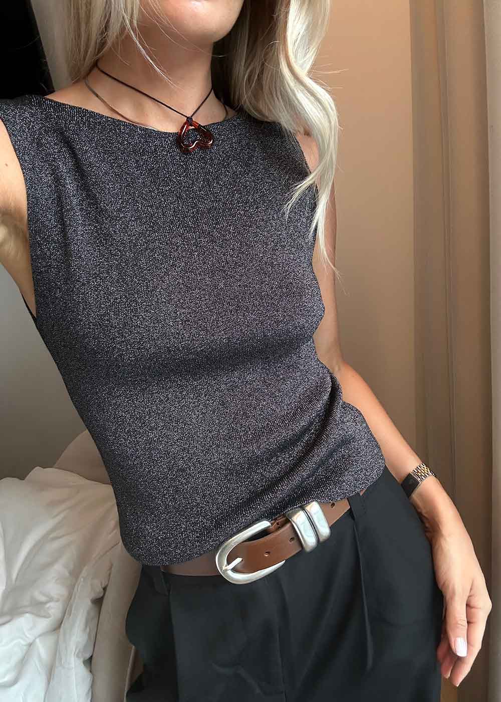 LuckyMD top - Dark Silver - Image 2