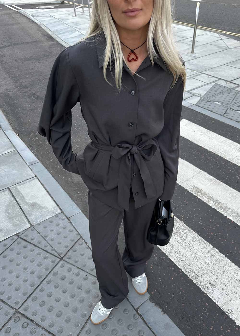 LonnieMD blazer - Dark Grey Melange - Image 2