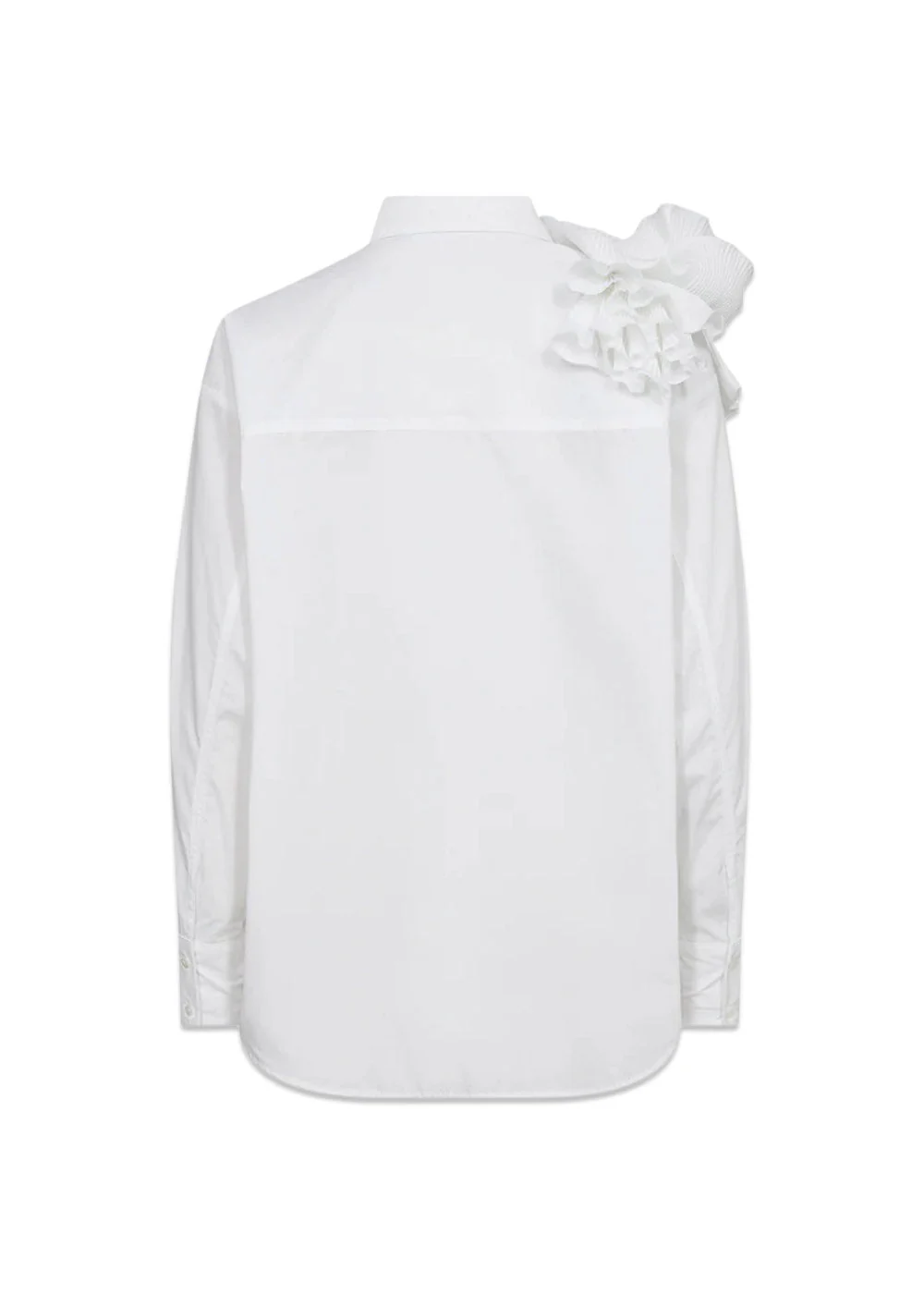 CMPLEAT-FRILL-SHIRT - Bright White - Image 2