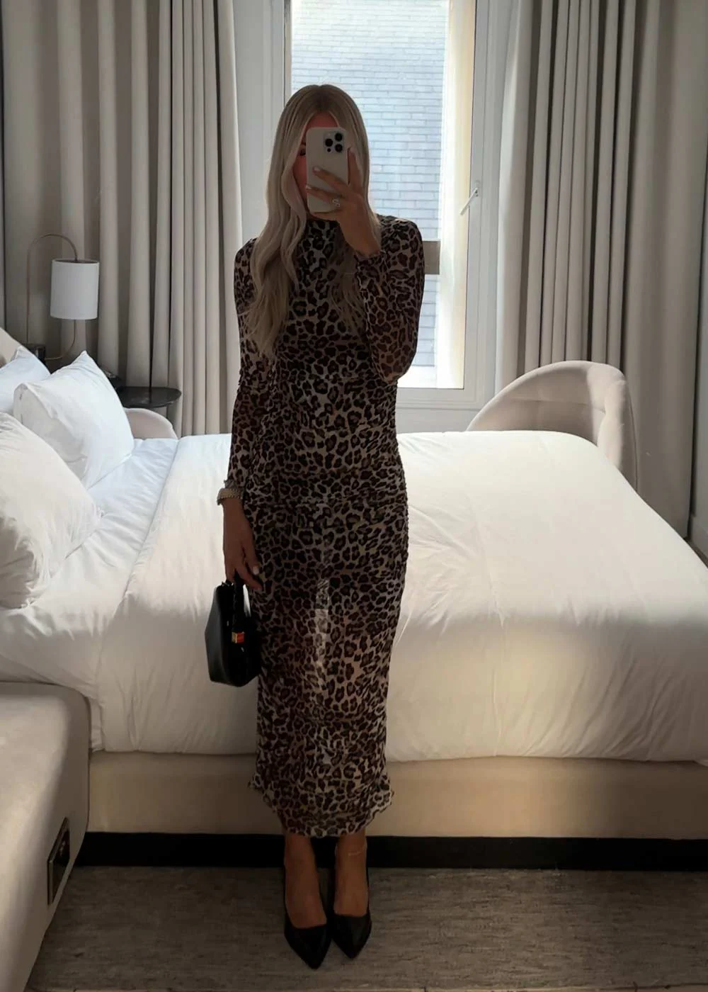 GwenMD slim print dress - Leo Leo Print - Image 2