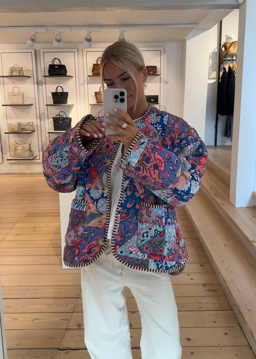 Shaneela Jacket - Patchwork Flower - Image 2