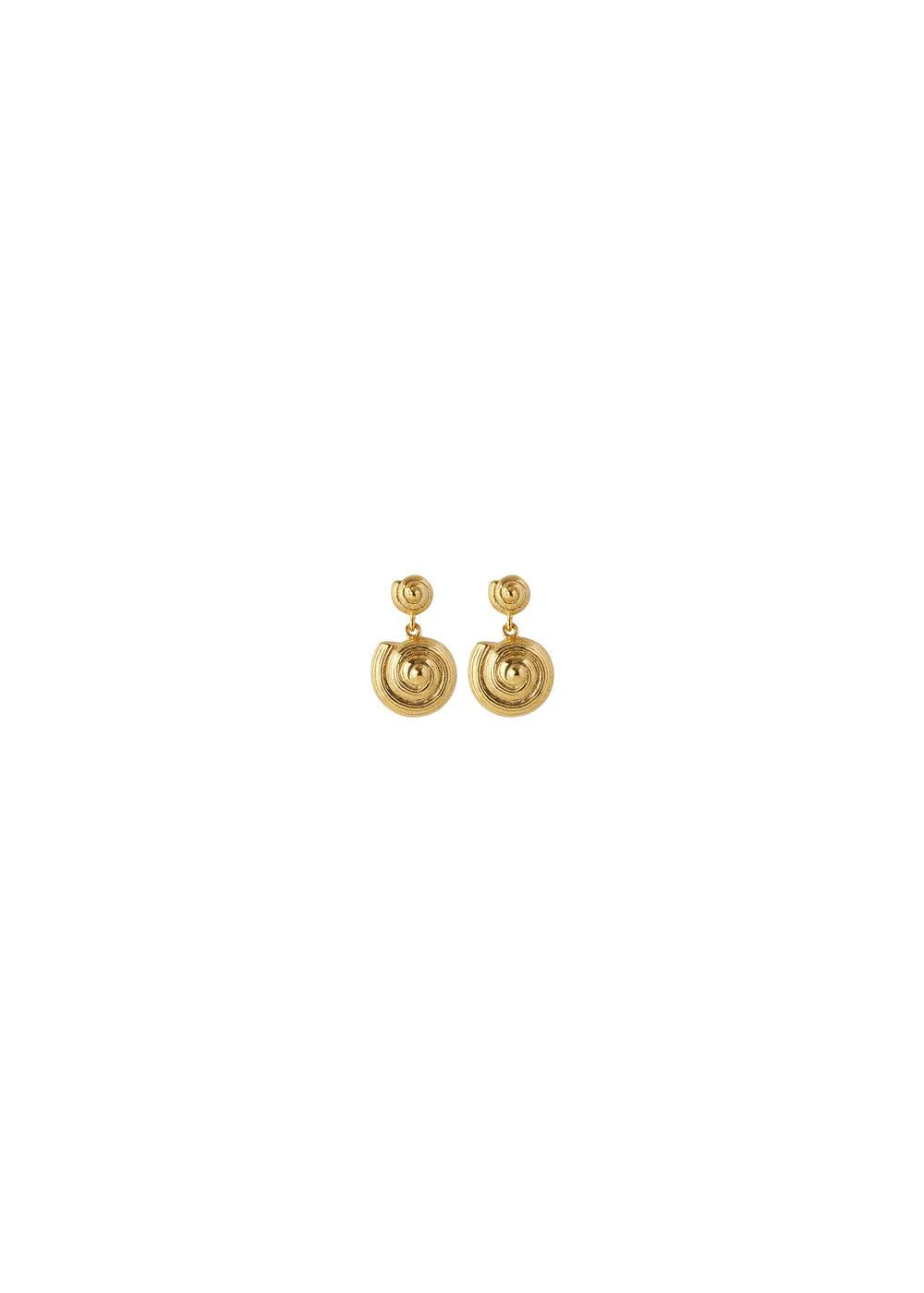 Reef Earrings length 18 mm - Gold