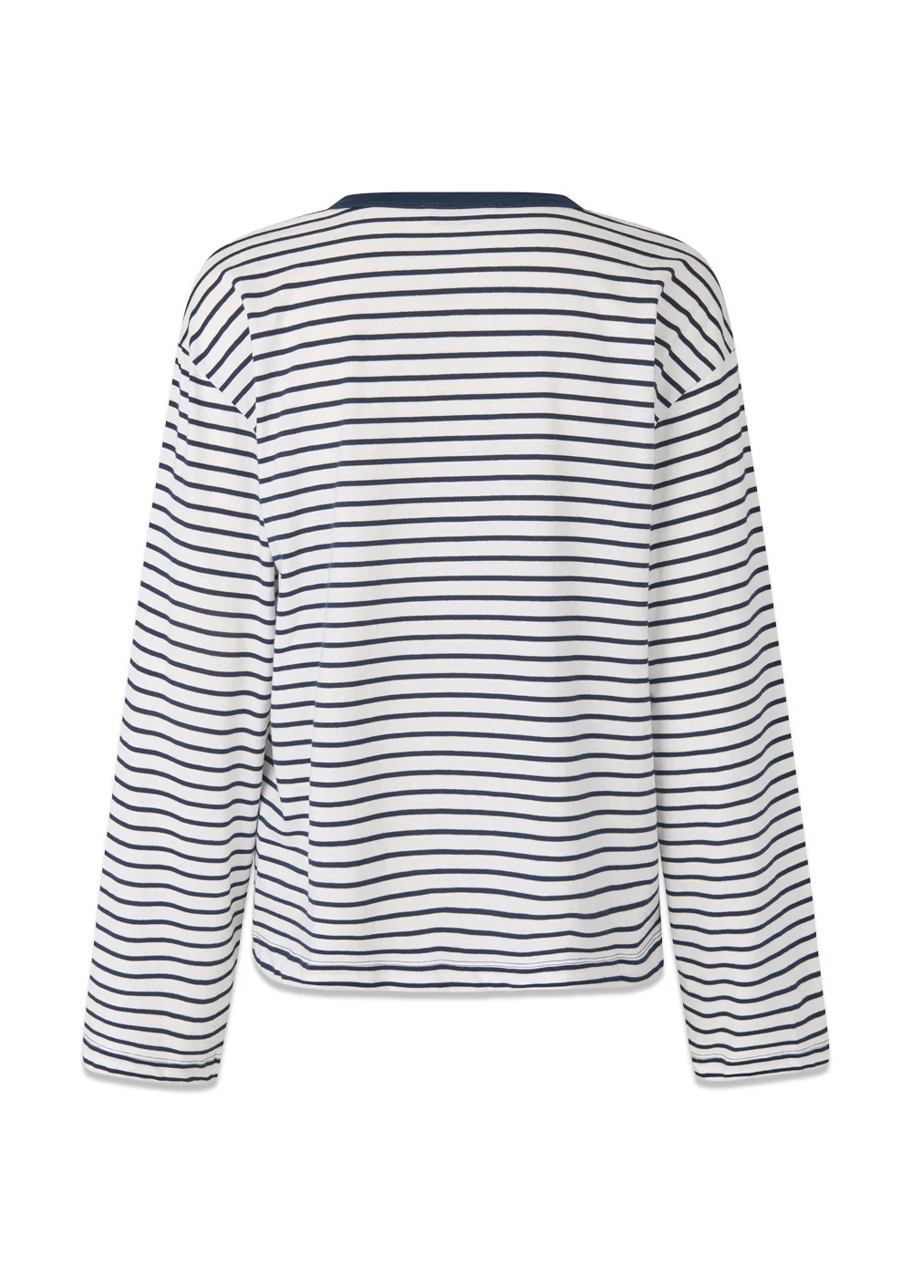 HellenMD LS stripe t-shirt - Soft Navy Stripe - Image 3