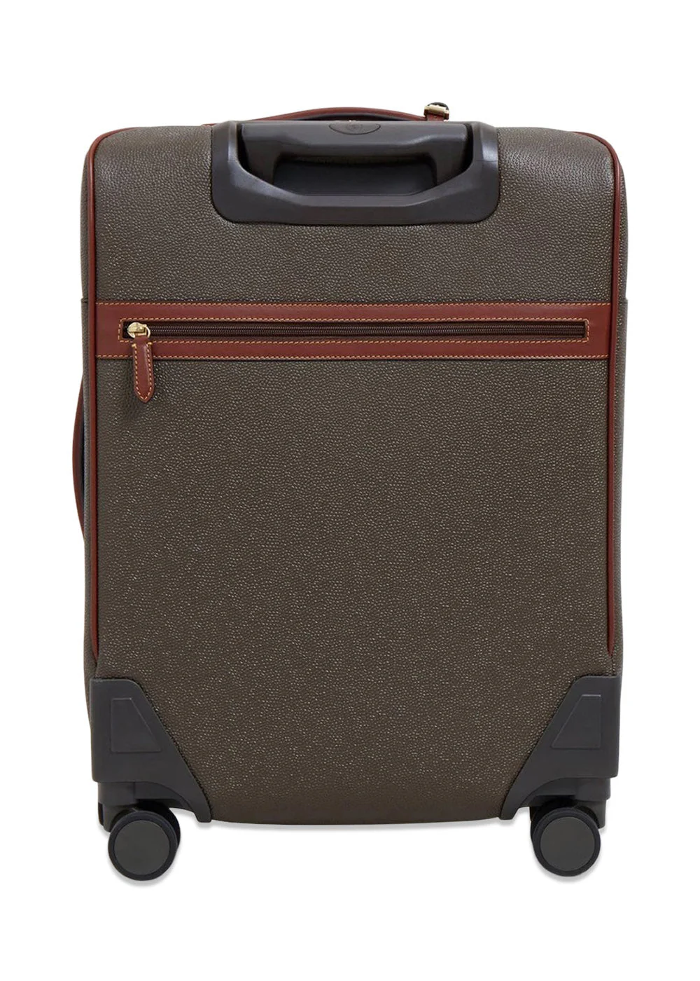Heritage 4 Wheel Suitcase Eco Sctchgrain - Mole-Cognac - Image 3