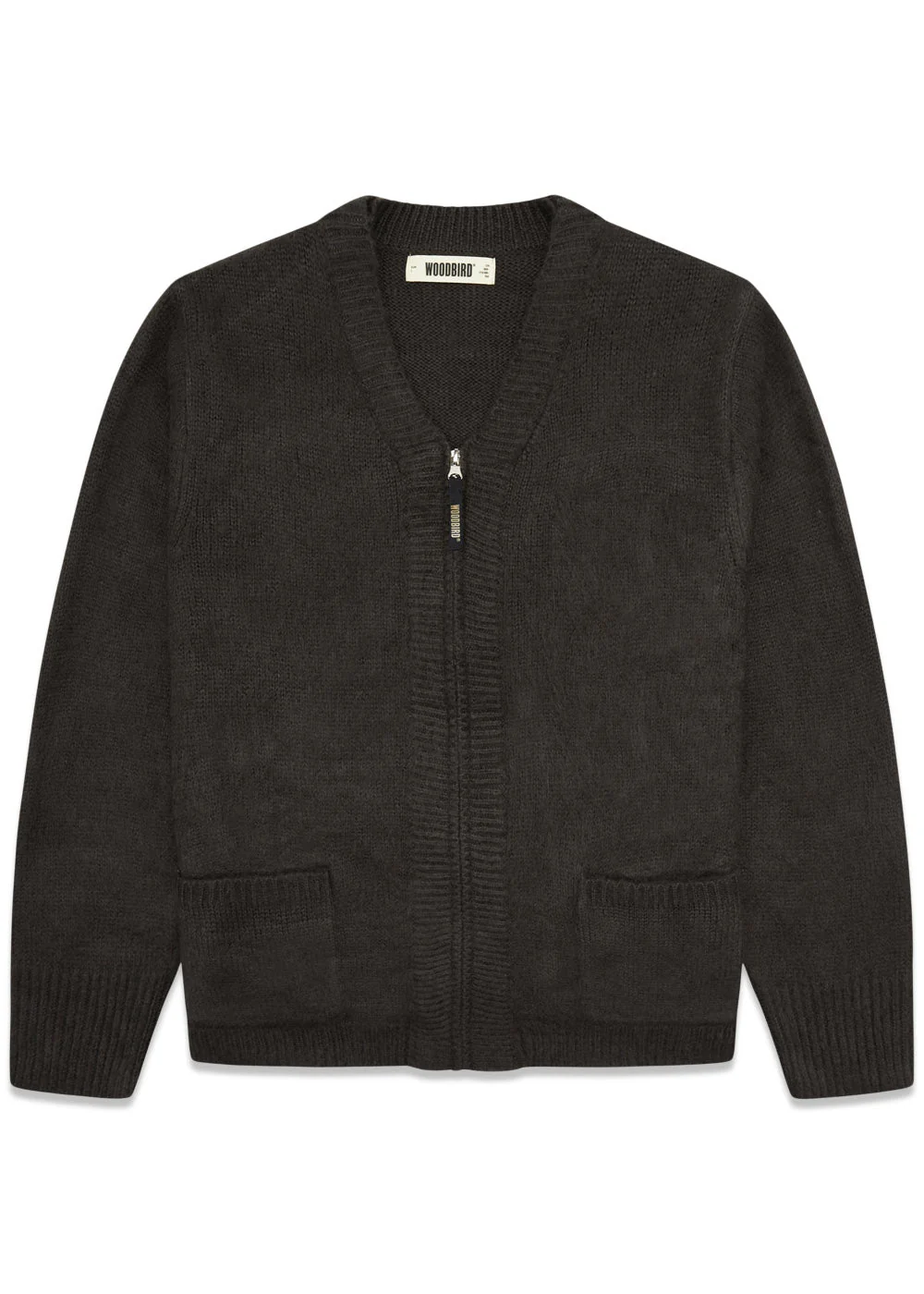 Koon Zip Cardigan - Black