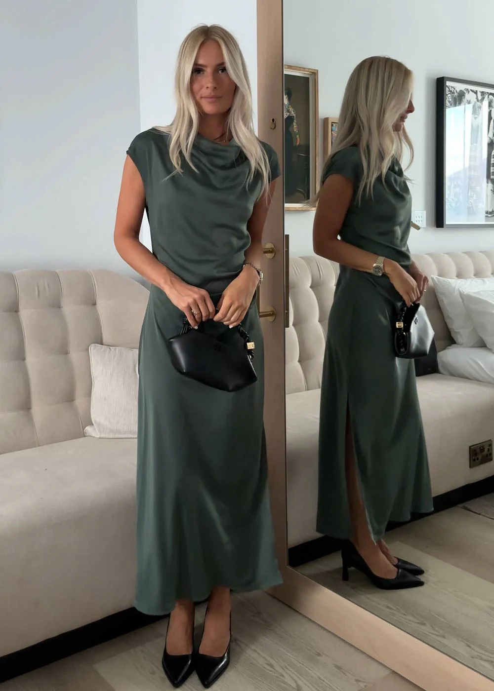 Tailormd dress - Balsam Green - Image 2