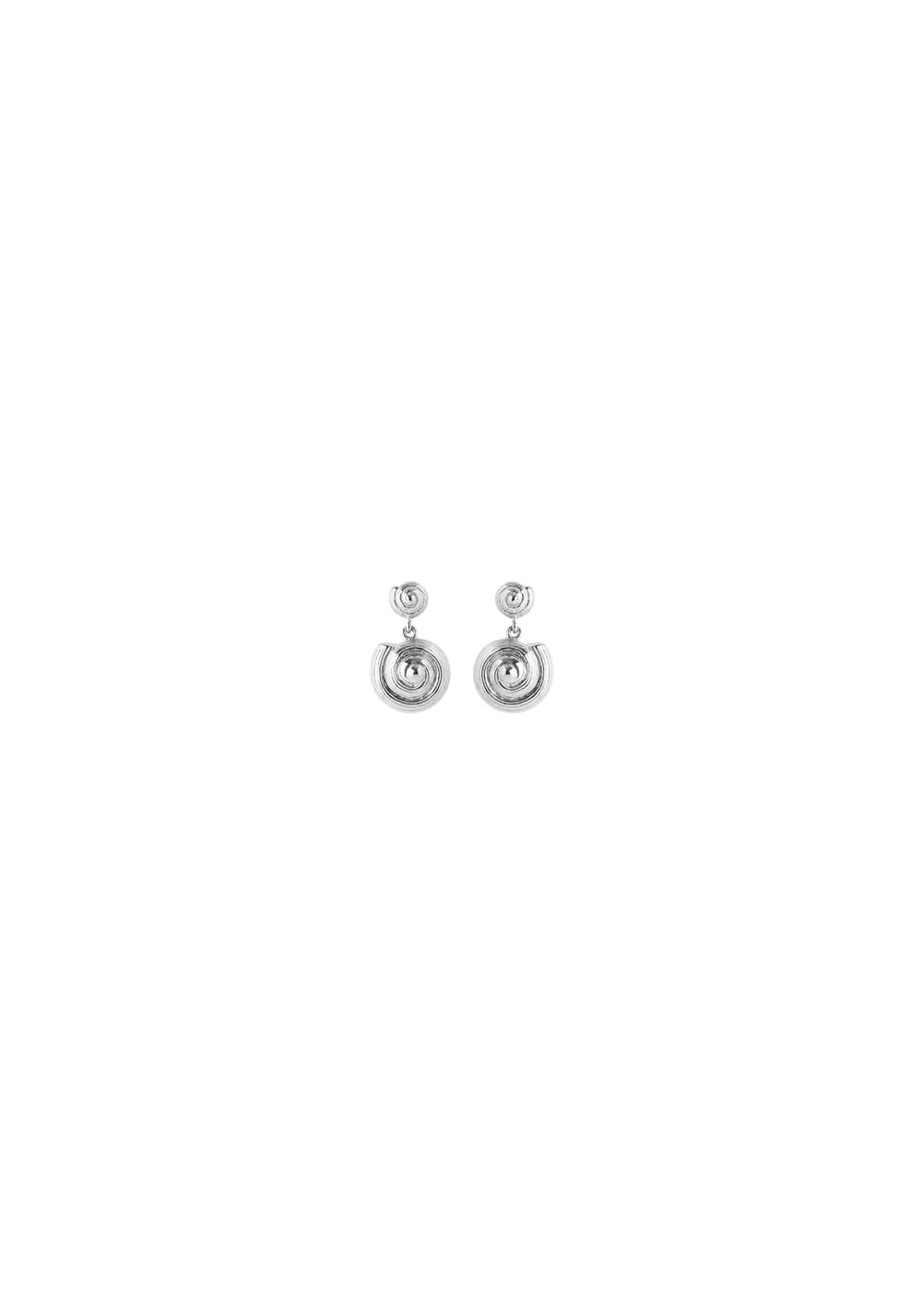 Reef Earrings length 18 mm - Silver