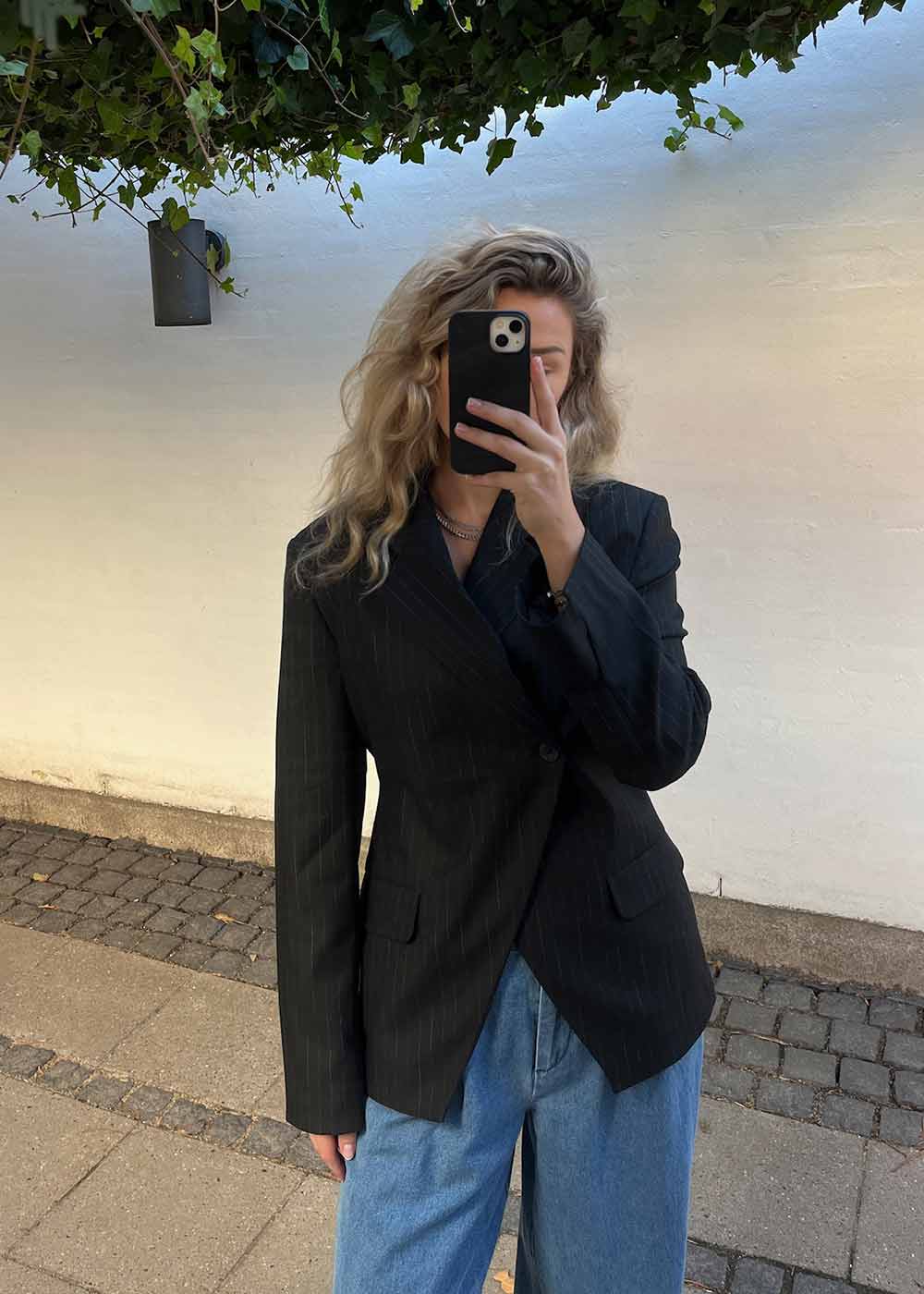 Clyde Blazer - Black Pinstripe - Image 2