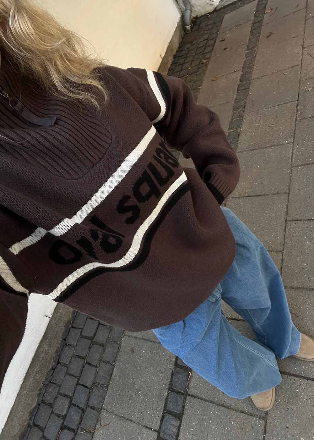 Snowy Knit Anorak - Cappucino - Image 3