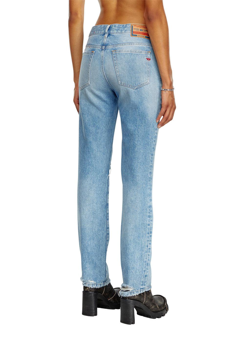 1989 D-MINE L.32 TROUSERS - Light Blue - Image 3
