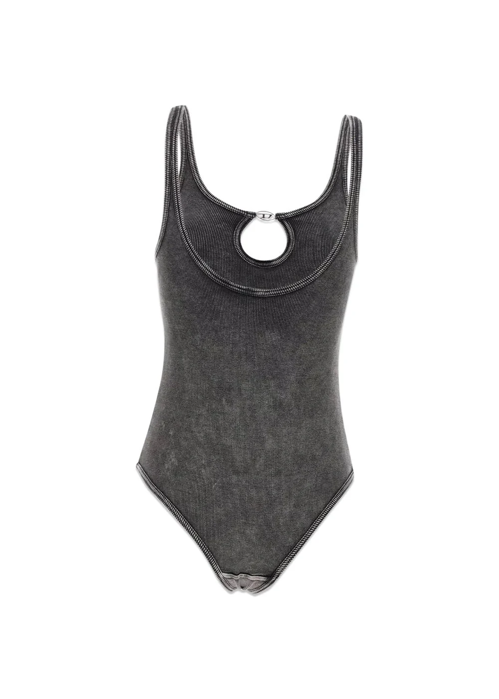 UFBY-D-OVAL-COTTON-RIB-BO - Faded Black - Image 2