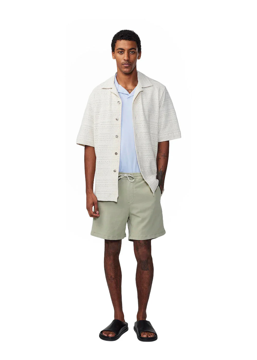 Gregor Shorts 1154 - Oil Green - Image 2
