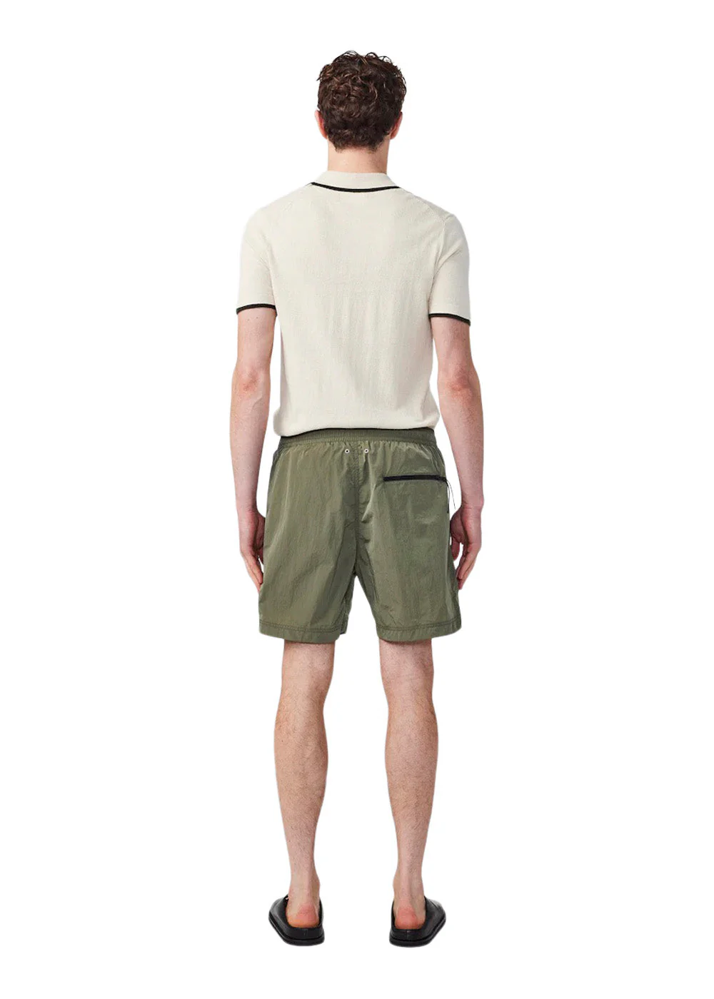 Warren Swim Shorts 1442 - Khaki Army - Image 3