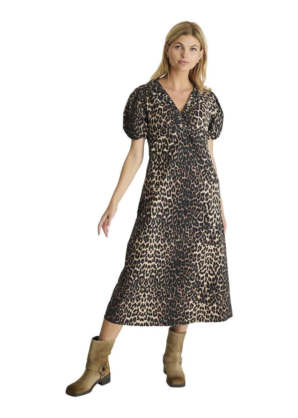 Illana Leo Dress - Leopard - Image 3