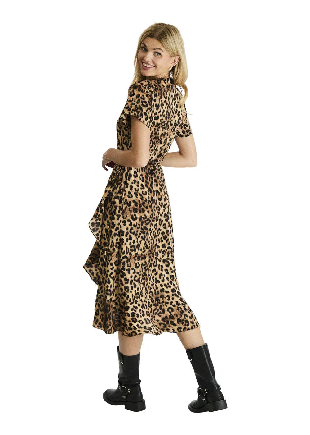 Magga Leo Dress - Leopard - Image 4