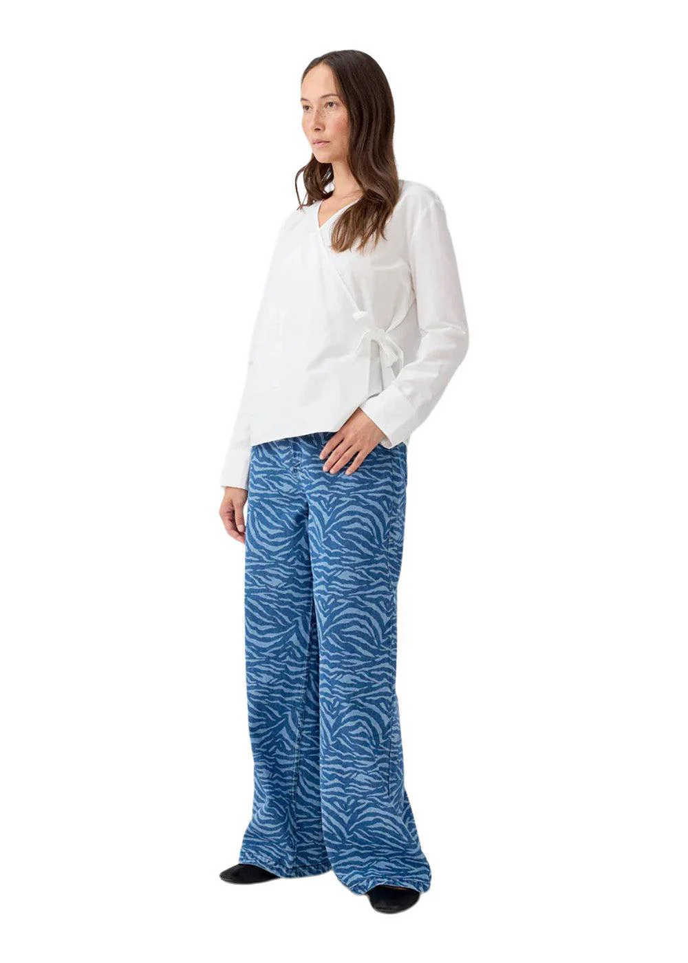 MaseMD print pants - Blue Zebra - Image 5