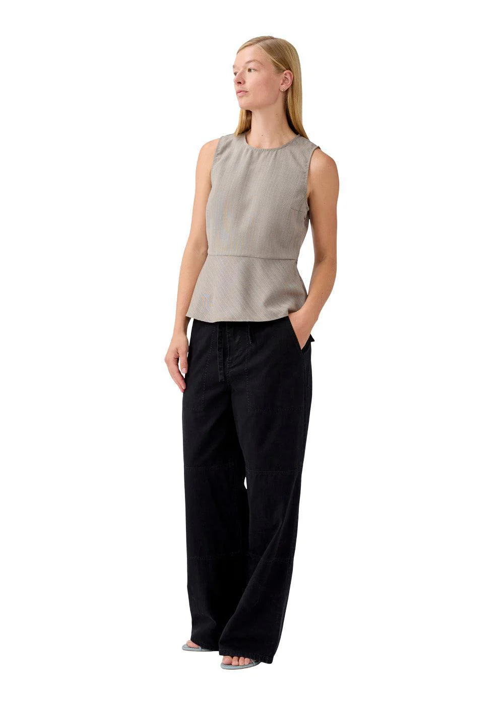MarlyMD SS top - Pinstripe - Image 3