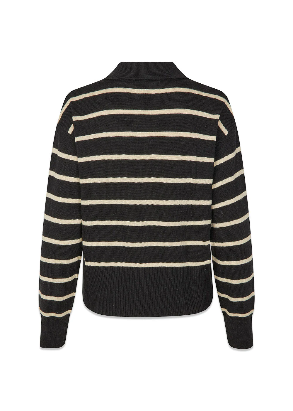 MalvaMD stripe polo - Black Summersand Stripe - Image 2