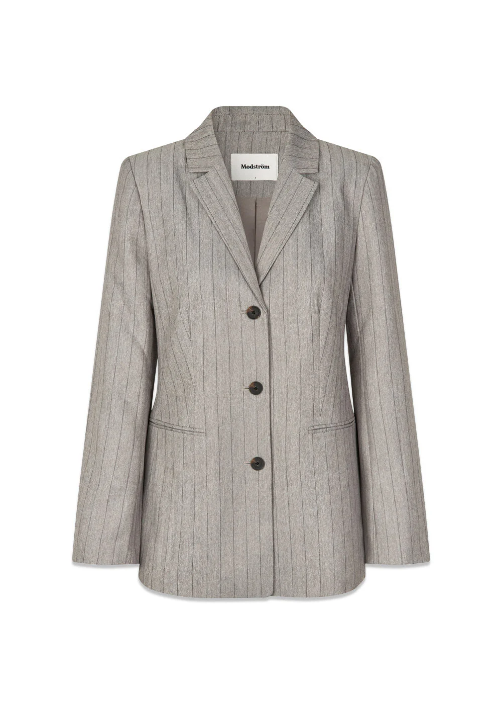 MeridaMD blazer - Grey Melange Pinstripe