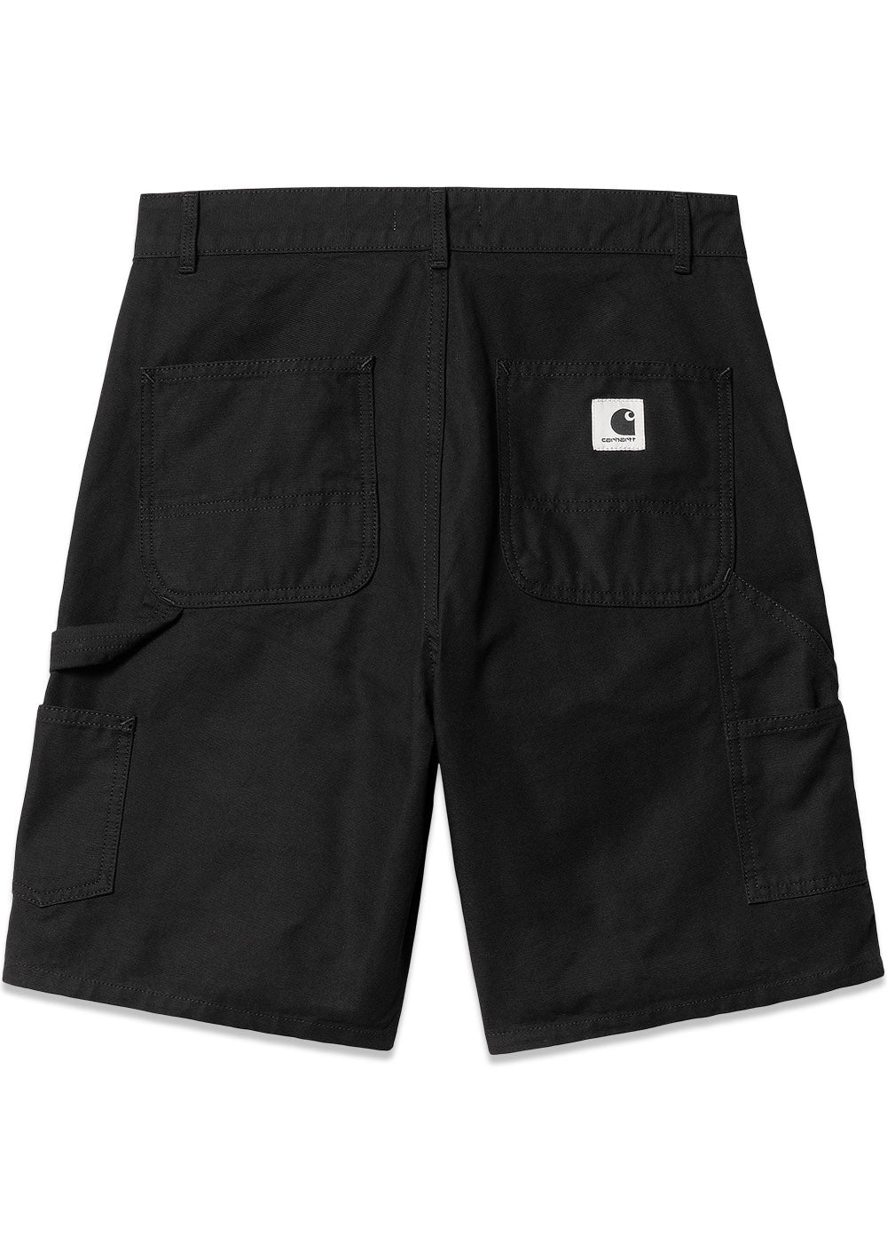 w' pierce short - Black Garmet Dyed - Image 3