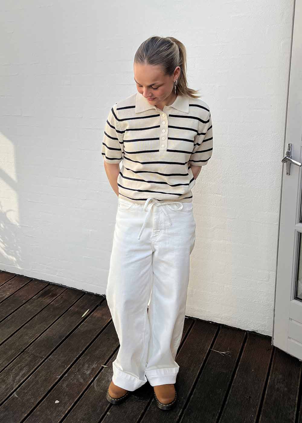 Isoldemd solid pants - Soft White - Image 5