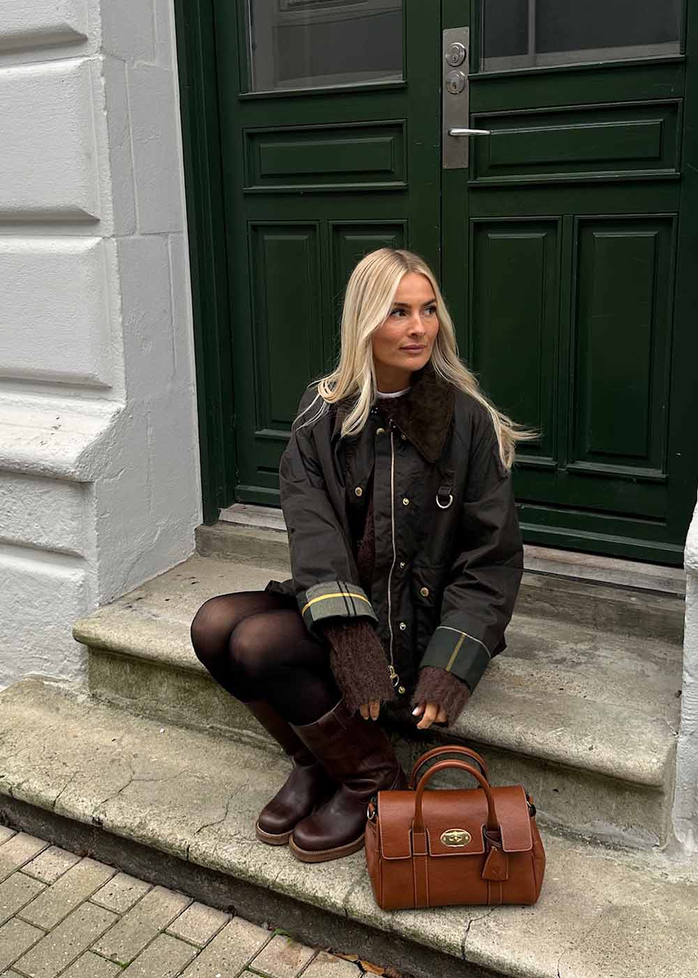 Barbour Reighton Wax - Olive/Ancient - Image 2