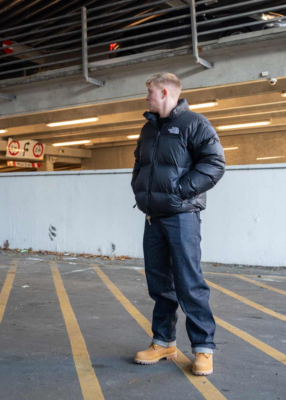 96 RETRO NUPTSE JACKET - Black - Image 2