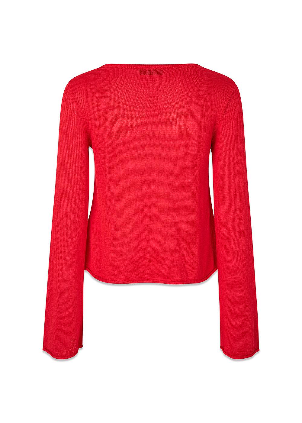 IvonneMD flared o-neck - Fire Red - Image 2