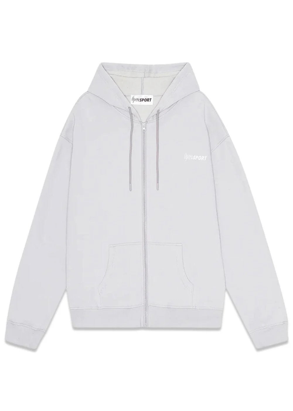GABRIEL UNISEX FULL ZIP HOODIE - Gray Violet
