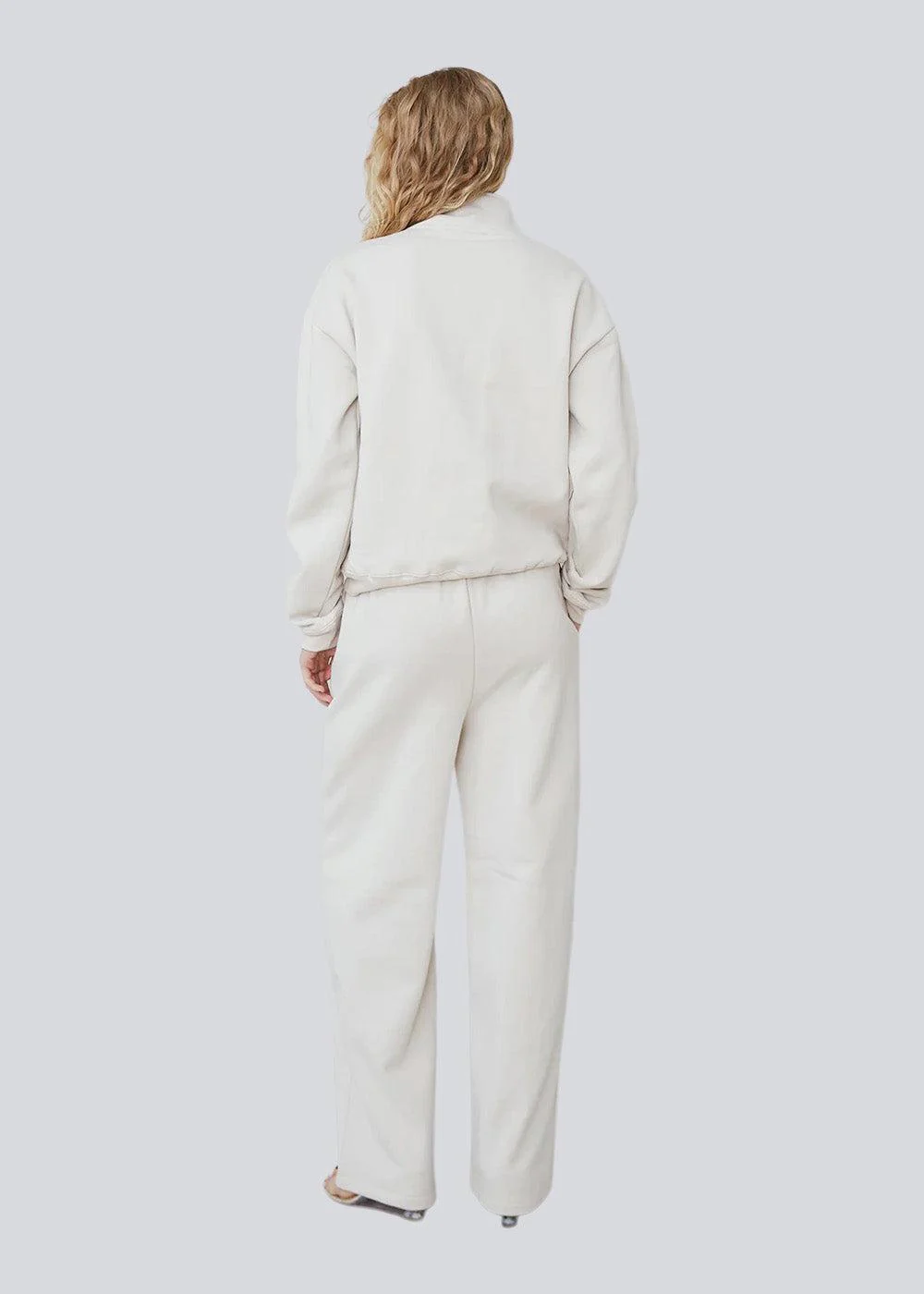 RAYAN UNISEX SWEATPANTS - Oat Milk - Image 3